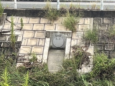フラップゲート完了（下弓削川橋上流）