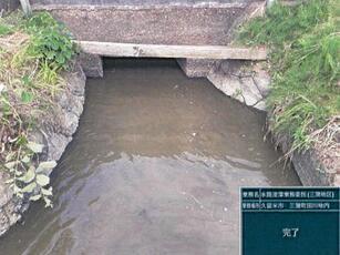 三潴地区水路浚渫後の写真