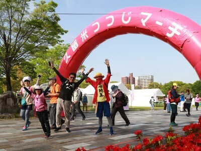 スタートする参加者