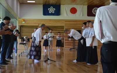 表彰式の様子