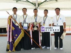 男子優勝：鹿児島県立岩川高校