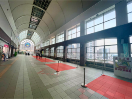 JR久留米駅自由通路の写真