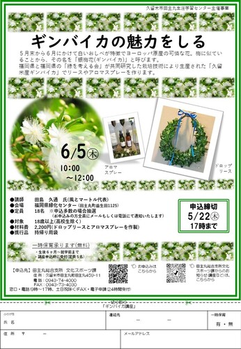 ギンバイカの魅力をしる